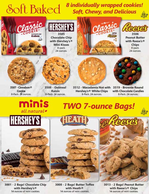 Classic Cookie Soft Baked Cookies, 8 Individually Wrapped Cookies Per Box