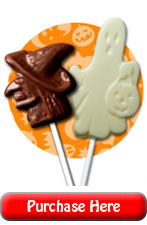 Chocolate Halloween Lollipops