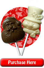 Chocolate Holiday Fundraising Lollipops